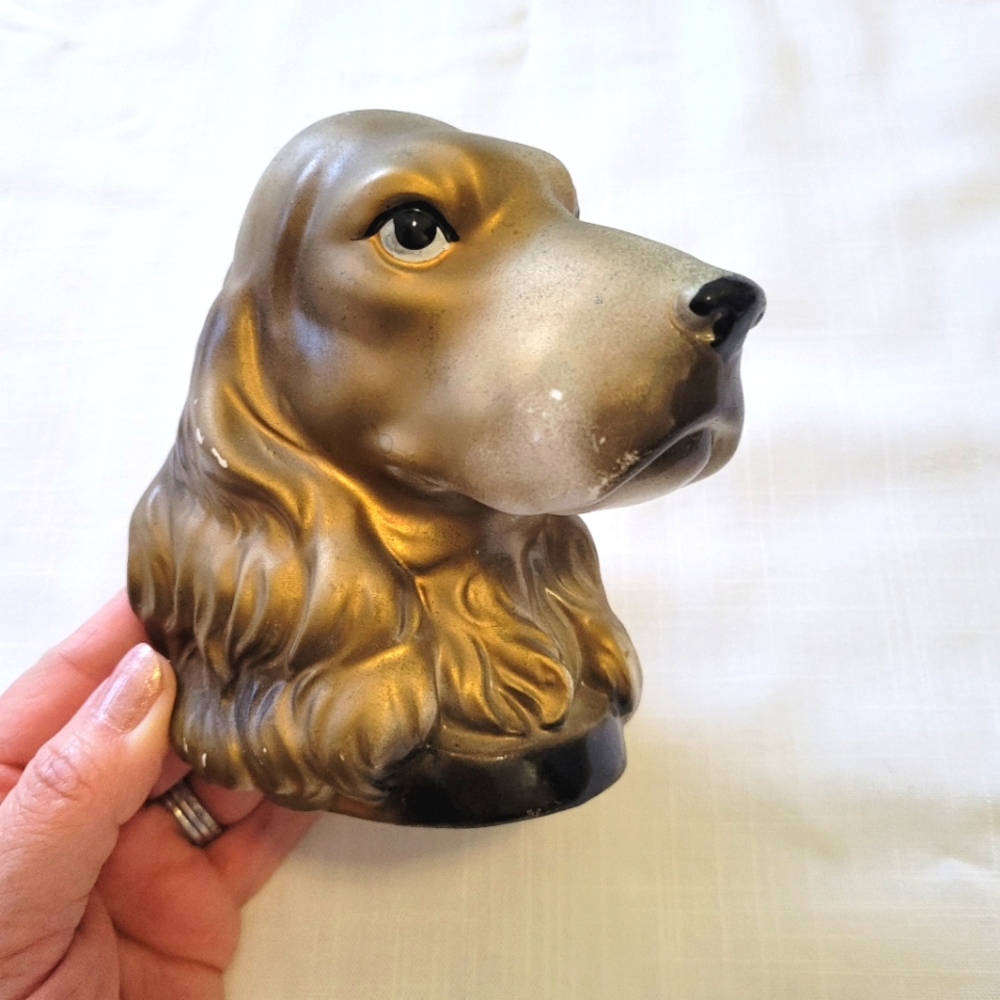 Vintage Royal Copley Cocker Spaniel Dog Porcelain Figurine